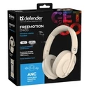 Ασύρματα Over-ear ακουστικά Defender FreeMotion B485 ANC (63486) - μπεζ