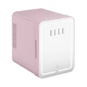 ELLE 4L Mini Fridge with LED Make-Up Mirror, Purple - Elle Home (ESDAFX04PUEU)