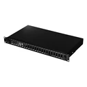 Πάνελ patch 1U 24 θυρών SC Duplex (Μαύρο, Μέταλλο) - A-LAN FOP-1U-24SCD-C