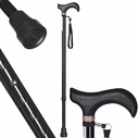 Adjustable walking stick ACTIONMED black