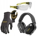 Stanley SYCOMBOKIT-1 Safety Accessory Set, 4 pcs (Work gloves x2, Safety spectacles, Noise-cancelling earmuffs)