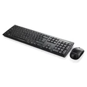 Lenovo GX30L66303 Keyboard & Mouse Set – Universal QWERTY US English, Black
