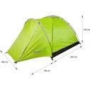 Σκηνή Camping Promis Alpenair Pro NT80 2x2m (3 ατόμων) με δίχτυ κουνουπιών