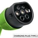 Φορητός φορτιστής ηλεκτρικών οχημάτων Qoltec 11 kW Type 2, 5 m, Wi‑Fi (TUYA / Smart Life)