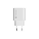 Φορτιστής Τοίχου Natec Ribera 18W (USB-A + USB-C) Λευκός