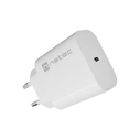 Φορτιστής Τοίχου Natec Ribera 20W (1x USB-C, 1x USB-A) Λευκό