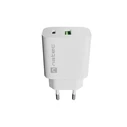 Natec Ribera Wall Charger 20W (1x USB-A + 1x USB-C) White - NUC-2396