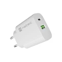 Natec Ribera Wall Charger 20W (1x USB-A + 1x USB-C) White - NUC-2396