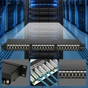 Extralink Patch Panel Shielded για Rack 1U 19" 24 Θύρων CAT5e Μαύρο EX.9823