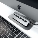 Satechi Hub 4 Θύρων USB 2.0 με σύνδεση USB-C Ασημί ST-TCHCRM