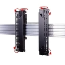 B-Tech SYSTEM X BT8390 VESA400 Pop-Out Flat Screen Interface Arms with Micro-Adjustment (Pair) - 50 kg