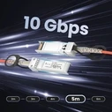 Extralink Καλώδιο Οπτικής Ίνας SFP+ 5m EX.15906