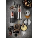 Ηλεκτρικός Μύλος Αλατιού Inox σε Μαύρο Χρώμα 15cm
