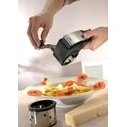GEFU 19060 PECORINO χειροκίνητος περιστροφικός τρίφτης / τριφτης περιστροφικός, Μαύρο / Ανοξείδωτο