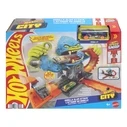 Hot Wheels City Σετ Πίστας Gorilla Slam Attack με Αυτοκίνητο, Speed Snap Track