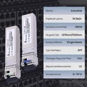 Extralink SFP+ WDM 10G 1270/1330nm 20km LC DOM, σετ 2 τεμ. (EX.6211)