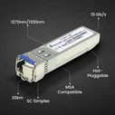 Extralink SFP+ WDM 10G 1270/1330nm 20km LC DOM, σετ 2 τεμ. (EX.6211)