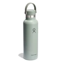 Hydro Flask Standard Mouth 21 oz (621 ml) Vacuum Insulated Bottle with Flex Straw Cap - Agave
