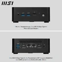 MSI Cubi NUC 1MG-014BEU Barebone (Intel Core 3 100U) — Μικρός NUC χωρίς RAM/αποθήκευση/ΛΣ
