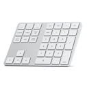 Satechi Aluminum Ασύρματο Bluetooth Αριθμητικό Πληκτρολόγιο Ασημί