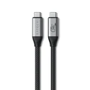 Satechi USB4 V2 Pro Καλώδιο USB‑C 1.2 m 120 Gbit/s 240 W (Ασημί/Μαύρο)