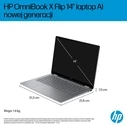 HP OmniBook X Flip Next Gen AI 14-fk0020nw Copilot+ PC 2-in-1 14" (Meteor Silver) (US Keyboard)