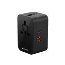Φορτιστής Πρίζας Lamtech Universal 2xusb 1xtype-C 20w Black