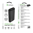 Power Bank Lamtech 20000MAH QC3,0+PD20W Black