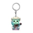 Funko Pocket Pop! Keychain: Adventure Time - Cowboy BMO (with Guitar)