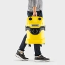 Karcher WD 4-18 Dual V-20/22 Επαναφορτιζόμενη Σκούπα Υγρών/Στερεών (Πλαστικός Κάδος 20 lt)