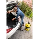Kärcher WD 4-18 S Dual Battery Wet & Dry Vacuum Cleaner, Plastic Tank 20 L (Dual V-20/22 Batteries)