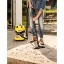 Kärcher WD 4-18 S Dual Battery Wet & Dry Vacuum Cleaner, Plastic Tank 20 L (Dual V-20/22 Batteries)