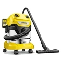 Kärcher WD 4-18 S Dual Battery Wet & Dry Vacuum Cleaner, Plastic Tank 20 L (Dual V-20/22 Batteries)