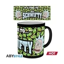 GB Eye / Abysse Rick and Morty Heat Change "Get Schwifty" Ceramic Mug 300 ml (MGH0063)