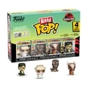 Funko Bitty Pop! 4-Pack: Jurassic Park — John Hammond, Tyrannosaurus, Fossil, Stygimoloch, Velociraptor (Vinyl Figures)