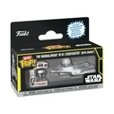 Funko Bitty Pop! Ταινίες: Star Wars - Mando με N1 Starfighter (με Grogu)