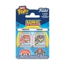 Funko Bitty Pop! Σετ 2 τεμαχίων: Sonic The Hedgehog - Knuckles και Shadow με σμαράγδι (βινύλιο)