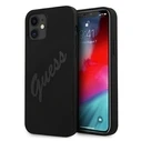 Guess GUHCP12SLSVSBK Apple iPhone 12 mini black hardcase Script Vintage