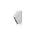 Fiber Optic DIN Rail Splice Dis Angled 6 SC SX LC DX Grey DIGITUS