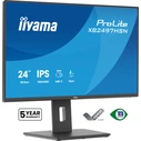 IIYAMA CONSIGNMENT Οθόνη Υπολογιστή 24IN IPS 4 Side Slim Bezel 1920x1080 USB C Dock LAN 65W PD