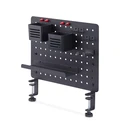 StarTech Clamp On Pegboard Organizer With Accessories Steel Black