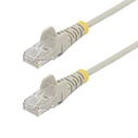 StarTech Δίκτυο Καλώδιο Patch Cat6 Gray Slim Snagless RJ45 UTP 25cm