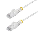 StarTech Slim Cat6 UTP Patch Cable 25 cm White