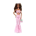 Mattel Barbie Κούκλα Deluxe Style Pink Flared Jeans JJN72