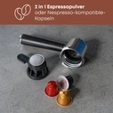 ProfiCook PC-ES-KA 1266 Espresso Machine with Portafilter and Nespresso-compatible Capsules