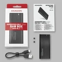 Θήκη SSD Axagon Enclosure M.2 Sata/USB-C Eem2-Sbc