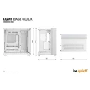 Κουτί Η/Υ Be quiet Light Base 600 Dx / Tower / Transparent / White / Bgw66
