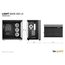 Κουτί Η/Υ Be quiet Light Base 600 Lx / Tower / Black / Bgw67