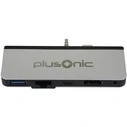 Docking Station Plusonic for Surface Go, 5in1: USB 3.0/RJ45 Gigabit-Ethernet/Type-C/HDMI/AUX