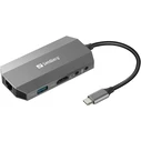 Docking Station Sandberg 136-33 USB-C 6-in-1 PD 100W TravelDock